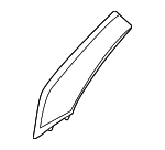 7DR99DX9AB - Body: Windshield Pillar Trim for Jeep: Compass Image