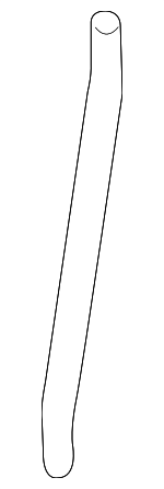 72139S04A02 - Body: Tube for Acura Image