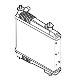 17118672237 - Cooling System: Auxiliary Radiator for BMW Image