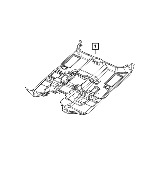 « 7CT96DX9AA – Interior Trim : Terminé Recouvrement Du Plancher pour Mopar Image »