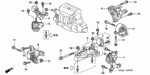 90167S5A010 - Body/Air Conditioning: BOLT, FLANGE (12X88) for Honda Image