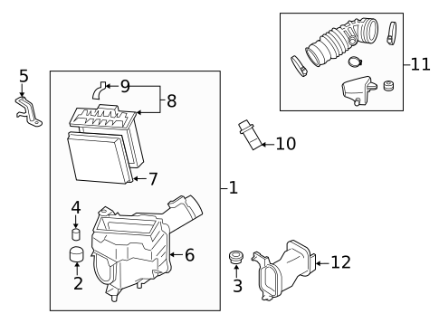 Air Intake for 2014 INFINITI QX50 #0