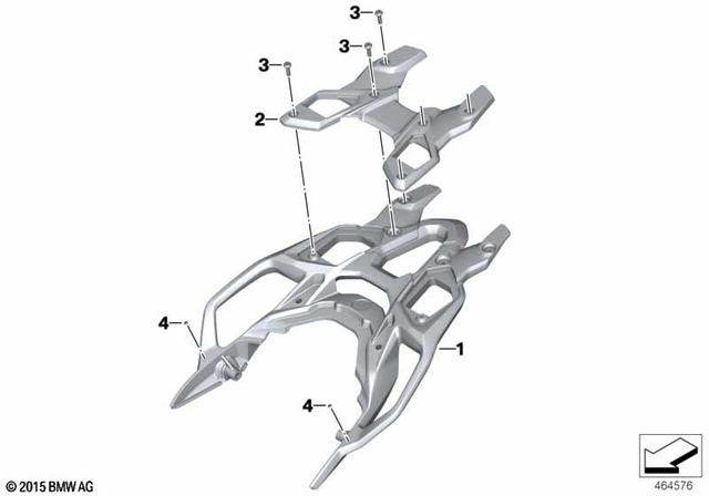 46548567908 - Luggage &amp; Storage: Luggage Grid -  for BMW-Motorrad Image
