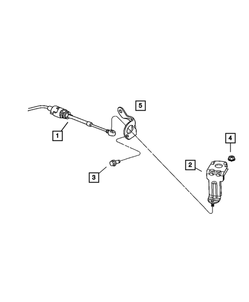 Gearshift Controls for 2007 Dodge Dakota #0