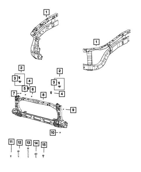 Radiator and Related Parts; Charge Air Cooler for 2022 Ram 1500 #0