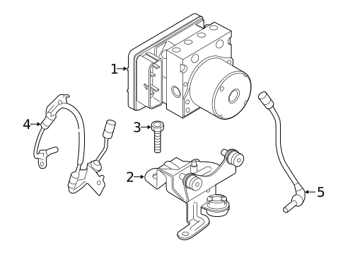 ABS Components for 2020 Kia Stinger #0