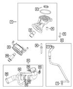 55111033AA - 5.7L HEMI Gas; Engine: Hose Clamp for Mopar Image