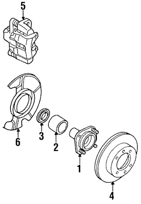 Front Brakes for 1987 Nissan Sentra #0