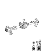 68036129AC - : Service Rear Axle for Mopar Image