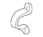 GB6P32133 - Steering: Pipe Mount Bracket for Mazda: 626, MX-6 Image