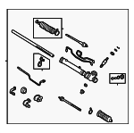 GG2A32110R0B - Steering: Gear Assembly for Mazda: 626, MX-6 Image