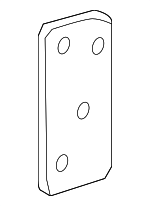 55366512AB - Body: Tow Support Reinforcement for Dodge: Ram 1500 Image