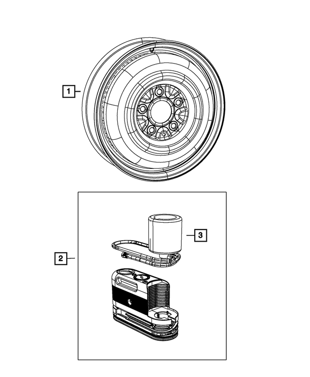 68640368AA - Wheels: Tire Compressor for Mopar Image