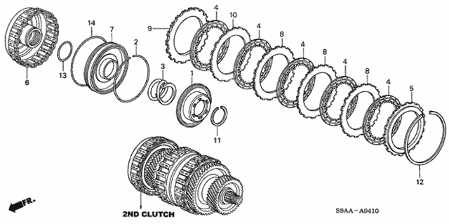 Clutch (Second) for 2006 Honda CR-V #0
