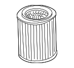 17220PNB505 - Engine: Air Filter for Honda: Civic, CR-V, Element Image