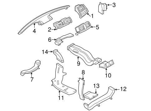 Ducts for 2008 BMW X5 #0