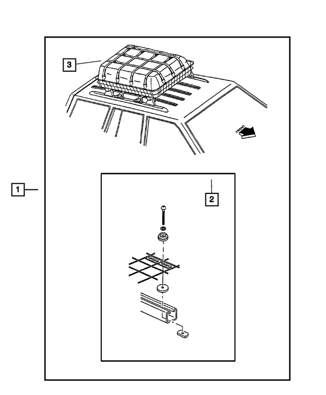 5016389AA - Mopar Accessories - Component Parts: Accessory Hardware Kit for Mopar Image