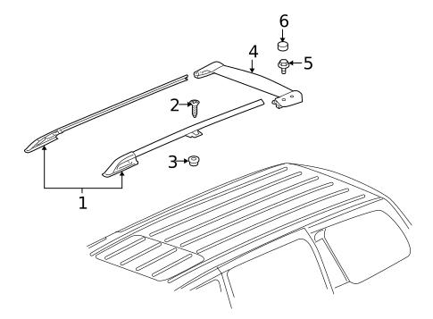 Luggage Carrier for 2005 Pontiac Montana #1