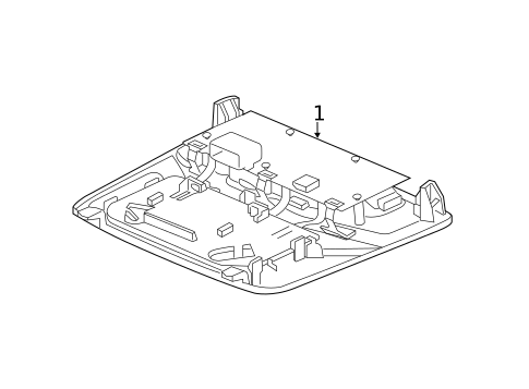 Overhead Console for 2020 Jaguar F-Type #0