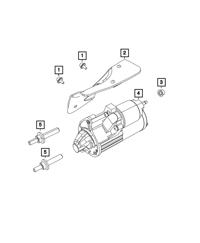 6512920AA - Electrical: Hex Flange Head Screw for Mopar Image image