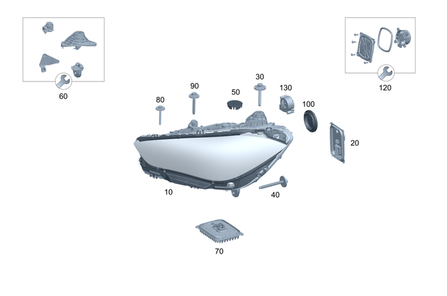 2369068000 - Electr. System: Lamp Unit for Mercedes-Benz: CLE300, CLE450, CLE53 AMG Image image