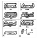 5091519AA - Instrument Panel and Radios and Consoles: Am/fm/cassette With Cd Radio for Mopar Image