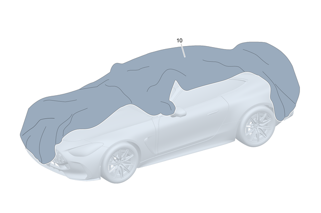1928990000 - Tarp: Covering Tarp for Mercedes-Benz: AMG GT 55, AMG GT 63 Pro Image