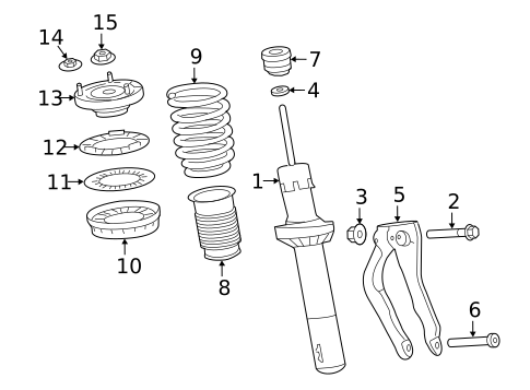 Struts & Components for 2019 Land Rover Range Rover Velar #0