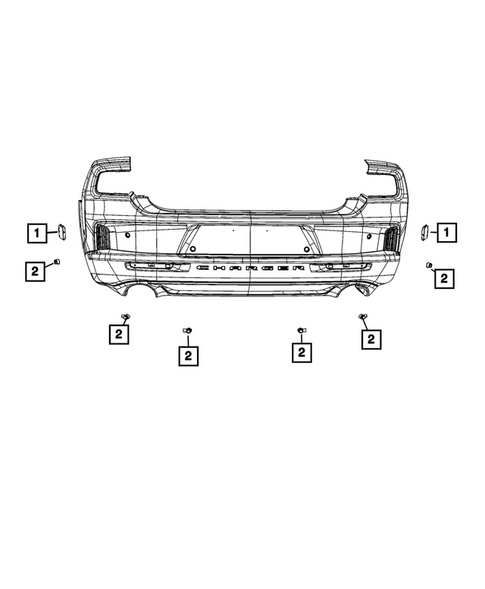 Rear Bumper and Fascia for 2026 Dodge Charger Daytona #3