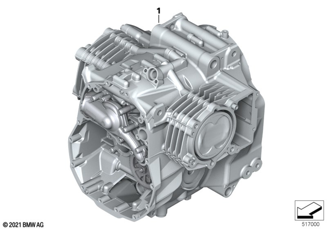 11008554888 - : Short Engine Black for BMW-Motorrad Image