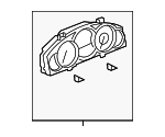 95564123311 - Body: Cluster Assembly for Porsche: Cayenne Image