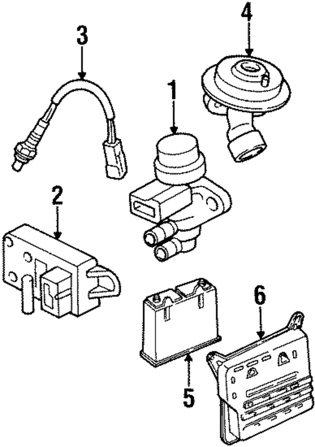F5AZ9D665B - Emission System: Vapor Canister Bracket for Ford Image