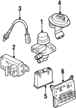 F5AZ9D665B - Emission System: Vapor Canister Bracket for Ford Image