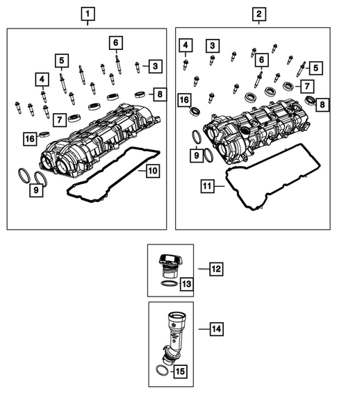 Cylinder Head for 2024 Ram ProMaster 2500 #1