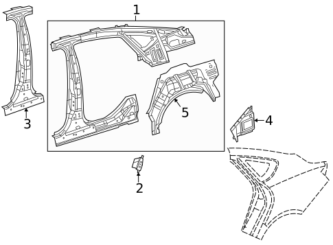 Inner Structure for 2016 Chrysler 200 #0