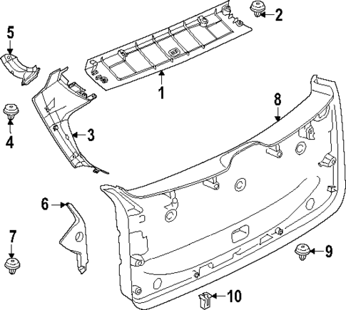 Interior Trim for 2025 BMW X3 #0