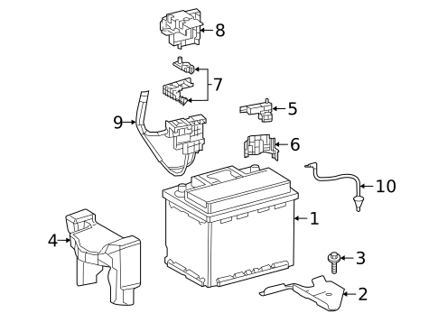 Battery for 2025 Lexus ES300h #1