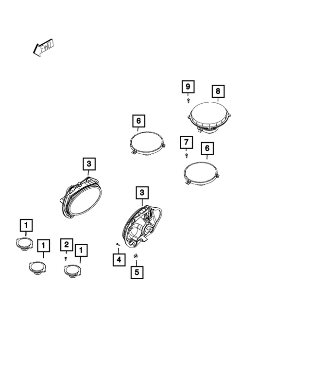 6105032AA - Electrical: Hex Flange Head Screw for Chrysler: 300, Sebring | Dodge: Challenger, Charger, Viper | Jeep: Compass, Patriot, Wrangler, Wrangler JK | Ram: ProMaster 1500, ProMaster 2500, ProMaster 3500, ProMaster EV | SRT: Viper Image