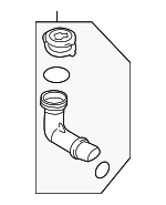 3840250J00 - Body: Inlet Pipe for Suzuki Image