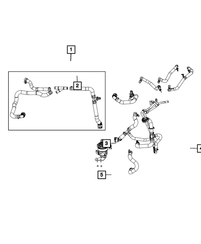 68516309AA - Cooling: 3 Way Connector for Mopar Image image