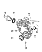 5134910AA - Power Transfer Unit; Transfer Case: Flange Nut for Mopar Image image