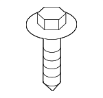 11547421 - Electrical: Headlamp Assembly Bolt for Buick: Enclave, Encore GX, Envision, Envista, Regal Sportback, Regal TourX | Cadillac: ATS, CT4, CT5, CT6, CTS, Escalade, Escalade ESV, ESCALADE IQ, LYRIQ, OPTIQ, XT4, XT5, XT6 | Chevrolet: Blazer, Blazer EV, Bolt EUV, Bolt EV, Camaro, Colorado, Corvette, Cruze, Equinox, Equinox EV, Malibu, Silverado 1500, Silverado 1500 LTD, Silverado 2500 HD, Silverado 3500 HD, Silverado EV, Suburban, Tahoe, Trailblazer, Traverse, Traverse Limited, Trax | GMC: Acadia, Canyon, Hummer EV Pickup, Hummer EV SUV, Sierra 1500, Sierra 1500 Limited, Sierra 2500 HD, Sierra 3500 HD, Sierra EV, Terrain, Yukon, Yukon XL | Oldsmobile: Intrigue | Pontiac: G6, Grand Am, Grand Prix | Saturn: Aura, Ion, Sky Image