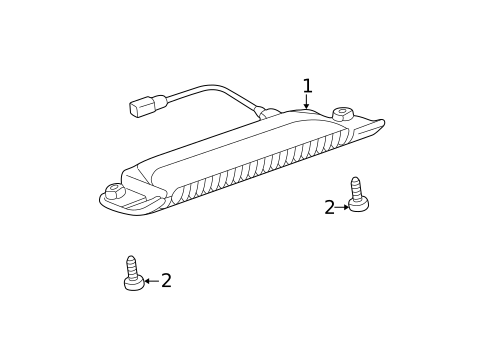 High Mounted Stop Lamp for 2004 Lexus IS300 #1