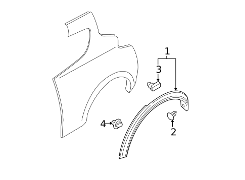 Exterior Trim - Quarter Panel for 2013 Nissan Juke #0