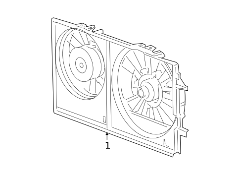 Cooling Fan for 2009 Saturn Aura #0