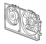 1580921 - Cooling System: ACDelcoâ„¢ Fan Assembly for GM Image