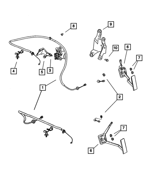 Throttle Controls for 2006 Chrysler PT Cruiser #0