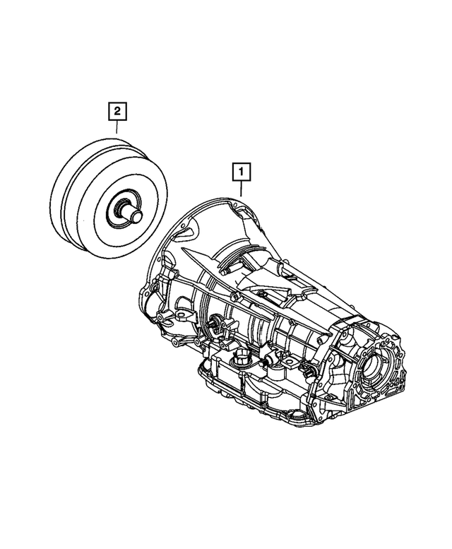 R5143971AH - Automatic Transaxle 4 Speed: Automatic Transmission Kit for Jeep: Liberty Image