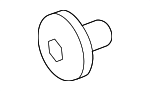 9423101 - Body: License Bracket Screw for GM Image