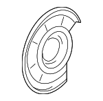 34216857981 - Brakes: Splash Shield for BMW: X5, X6 Image